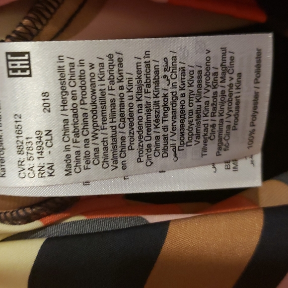 Large Vera Modano Multi-Colored Shirt dress - Picture 6 of 8